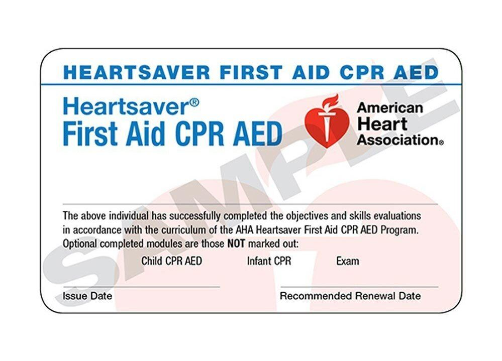 CPR +AED+ First Aid Class Registration